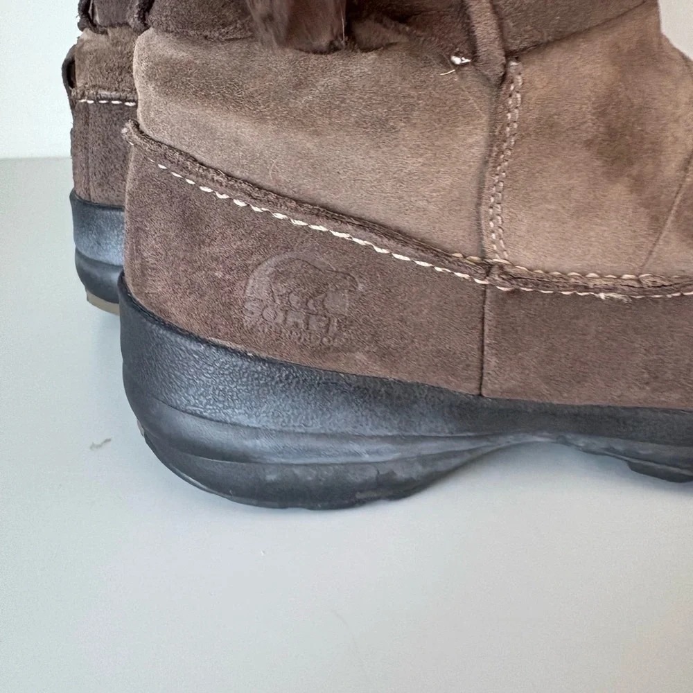 Sorel Northern Lite Tall Boots Side Zip Waterproof Thinsulate Size 10
